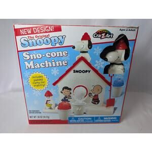 Snoopy Snow Cone Machine 2014 Peanuts Gift CraZArt